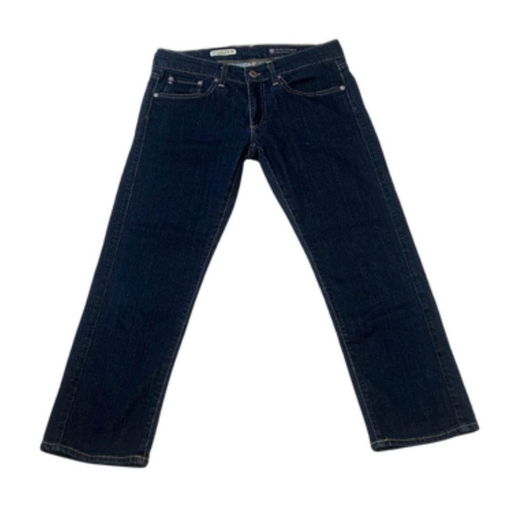 AG Adriano Goldschmied The Tomboy Relaxed Straight Crop Jeans | Indigo | 26 NWOT